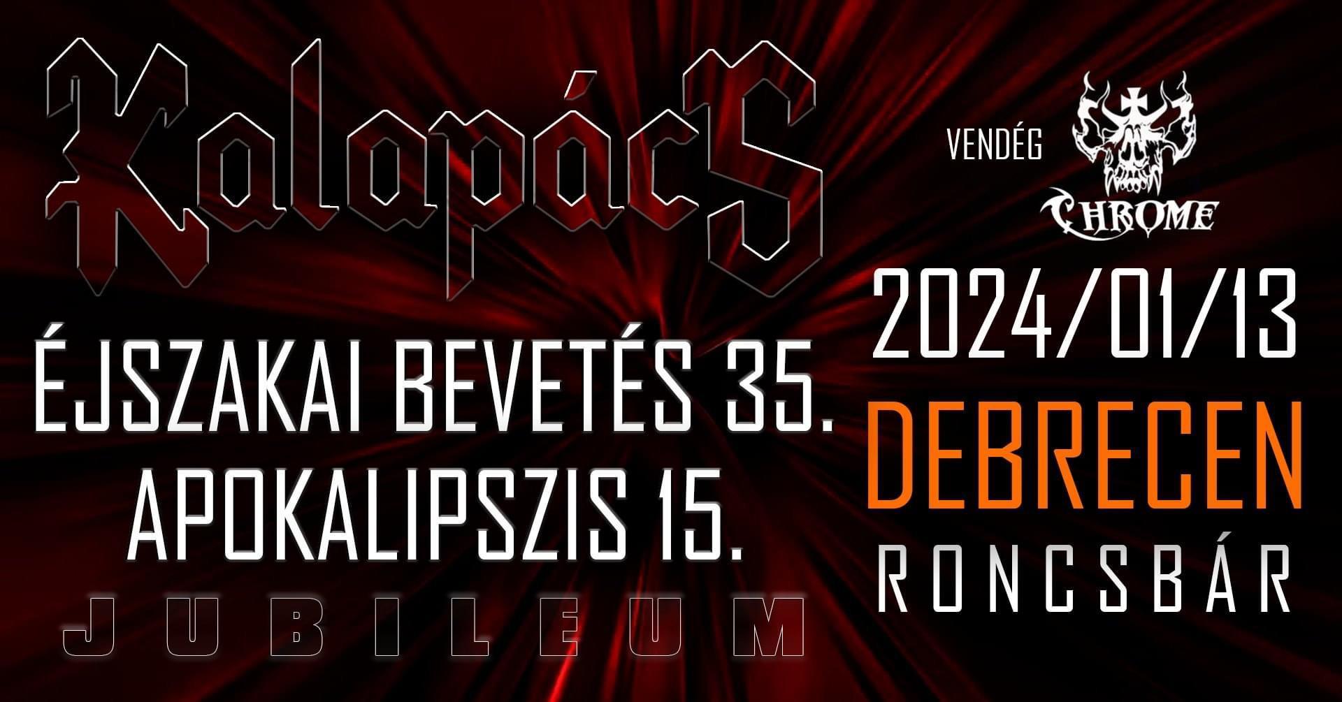 KALAPÁCS koncert - Debrecen