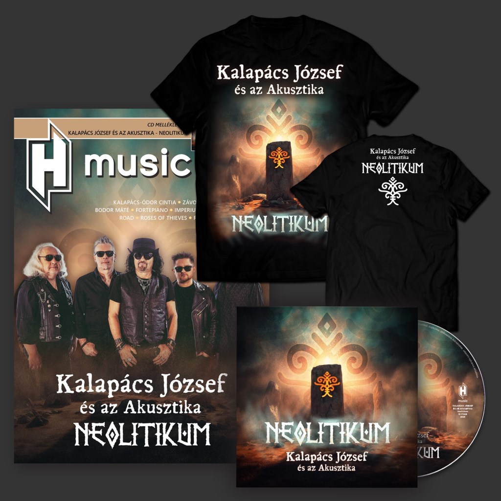 Kalapács József és az Akusztika: Neolitikum DIGI CD - H-Music Magazin + Póló Csomag
