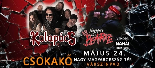 Kalapács és Beatrice koncert - Csókakő, Várszínpad