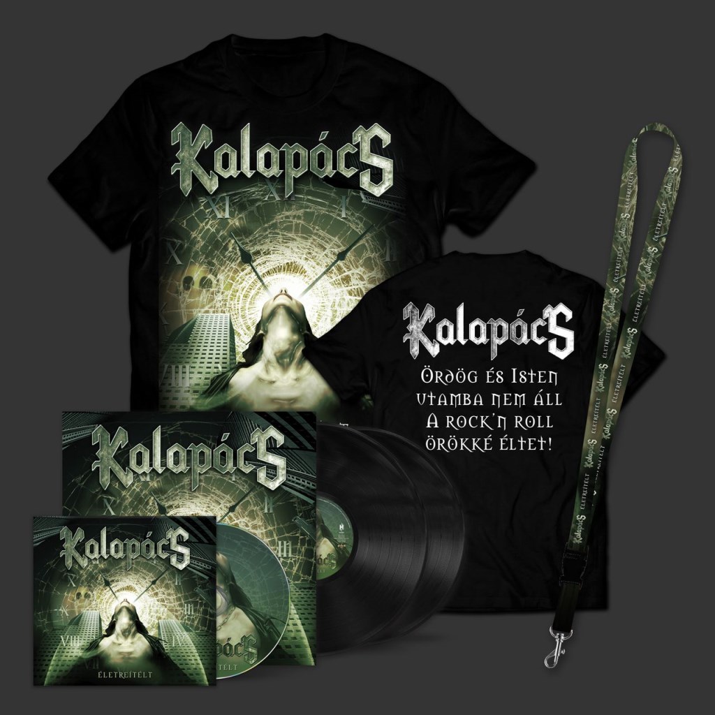 Kalapács: Életreítélt DIGI CD + FEKETE 2LP + Póló Csomag