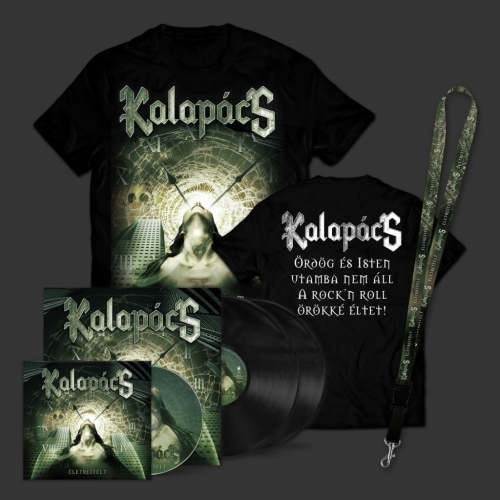 Kalapács: Életreítélt DIGI CD + FEKETE 2LP + Póló Csomag